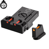 CZ 75B, CZ P-01, CZ 75 SP-01 regulējami mehāniskie tēmēkļi | šķiedru optika B 