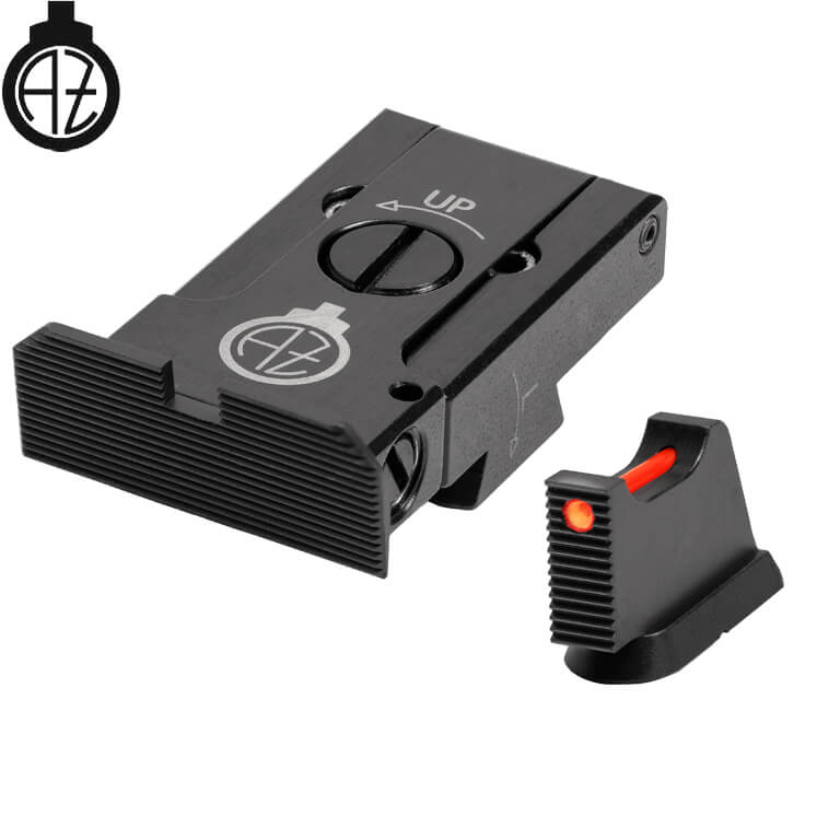 CZ 75B, CZ P-01, CZ 75 SP-01 regulējami mehāniskie tēmēkļi | šķiedru optika A 