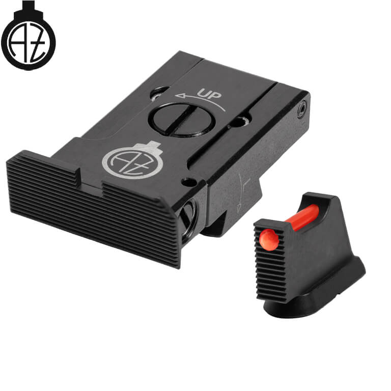 CZ 75B, CZ P-01, CZ 75 SP-01 regulējami mehāniskie tēmēkļi | šķiedru optika A 