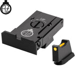 CZ 75B, CZ P-01, CZ 75 SP-01 regulējami mehāniskie tēmēkļi | šķiedru optika A 
