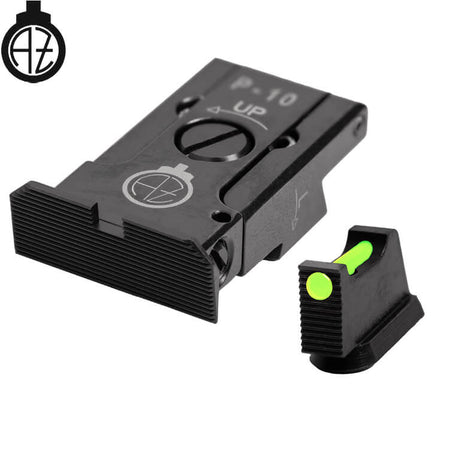 CZ P-10 regulējami mehāniskie tēmēkļi | šķiedru optika A 