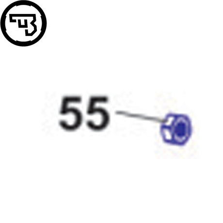 CZ 457 regulēšanas skrūves fiksācijas uzgrieznis | part #55