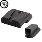 CZ 75B, CZ P-01, CZ 75 SP-01 fiksēto mehānisko tēmēkļu komplekts