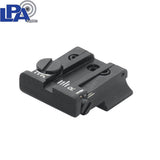 CZ 75B, CZ P-01, CZ 75 SP-01 regulējams aizmugurējais tēmēklis LPA