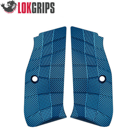 CZ 75 P-01, CZ 75 Compact alu roktura uzlikas | Gridlok blue