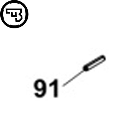 CZ Bren 2 galvenā atsperes vadotnes tapa | detaļa #91