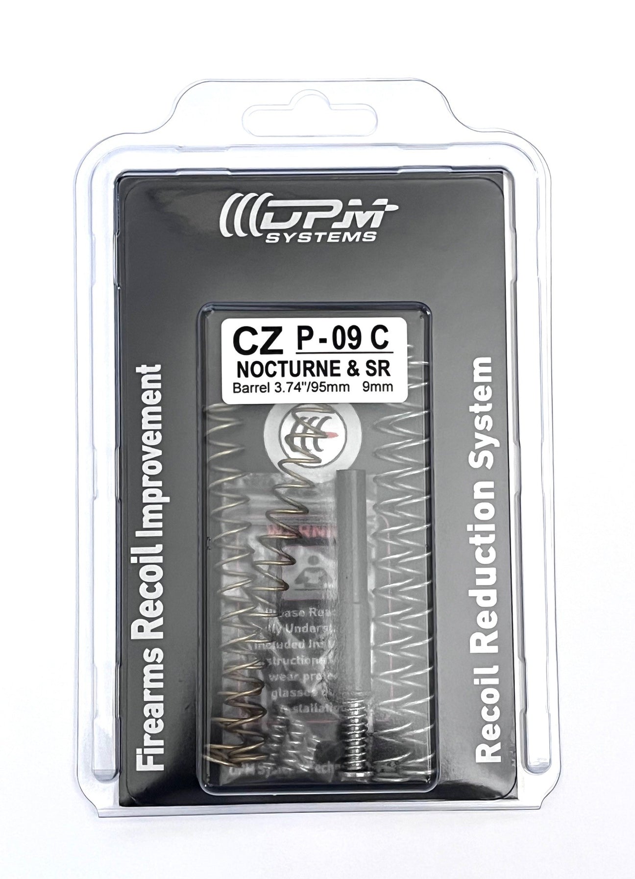 CZ P-09C Nocturne atsitiena samazināšanas sistēma DPM