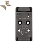 CZ P-10 Optics Ready adaptera plāksne | Holosun K-series footprint Evo Arms