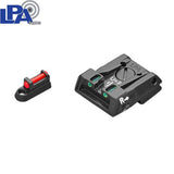 CZ P-07, CZ P-09 regulējams mehānisko tēmēkļu komplekts ar šķiedru optiku | tips B