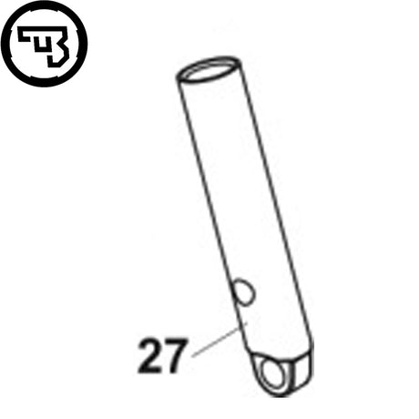CZ P-09 galvenā atsperes aizbāznis | detaļa #27
