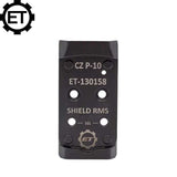CZ P-10 OR optikas plāksne | Shield RMS, SMS