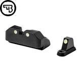 CZ P-10 Optics Ready mehānisko tēmēkļu komplekts luminiscējošs
