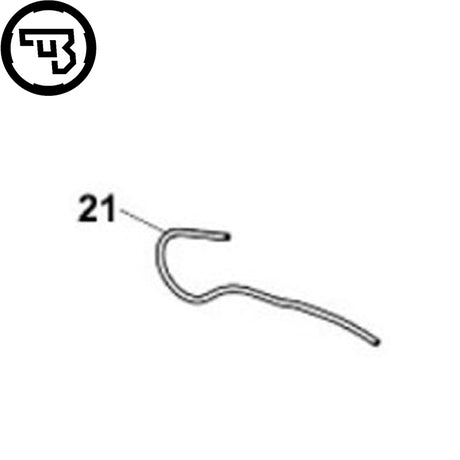 CZ P-10 aizslēga fiksatora atsperes | detaļa #21