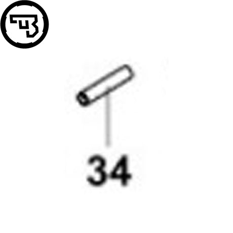 CZ P-10 sprūda drošinātāja tapa | detaļa #34