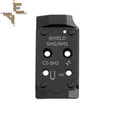 CZ Shadow 2 Optics Ready adaptera plāksne | Shield RMSc footprint Evo Arms