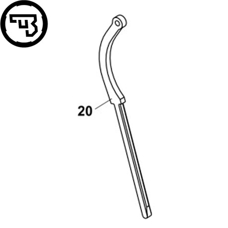 CZ Shadow 2, CZ 75B, CZ 75 SP-01 Shadow galvenā atsperes stienis | detaļa #20