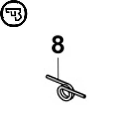 CZ TS 2 sprūda atsperes | detaļa #8