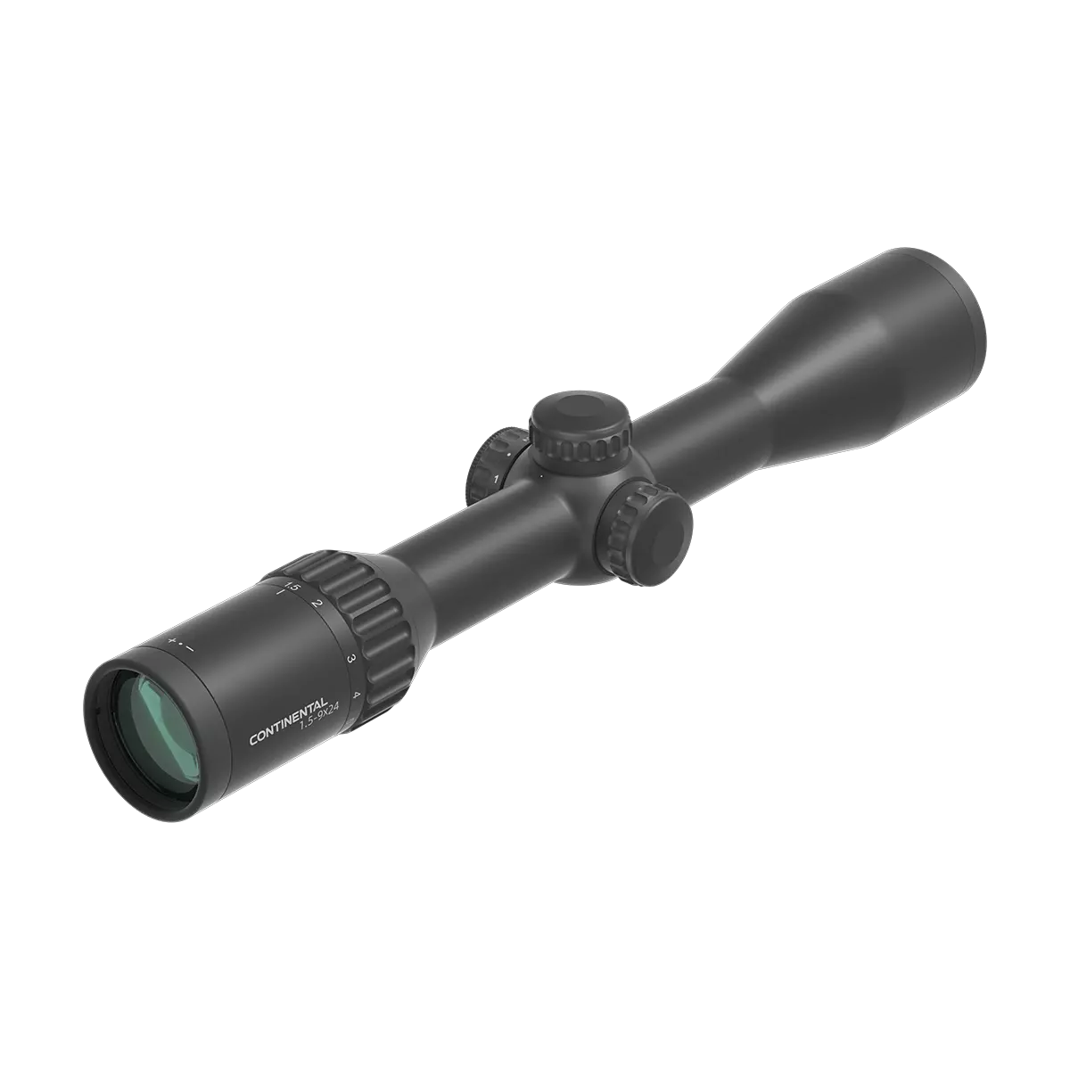 Vector Optics Continental 1,5–9x42 SFP šautenes tēmēklis