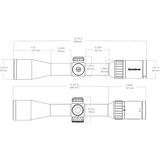 Vector Optics Continental 1,5–9x42 SFP šautenes tēmēklis