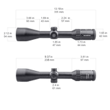 Vector Optics Continental 2-12x50 SFP šautenes tēmēklis