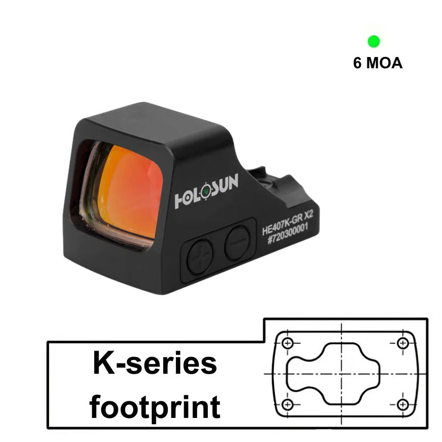 Holosun 407K X2 [zaļa]
