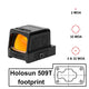 Kolimatori ar Holosun 509T footprint