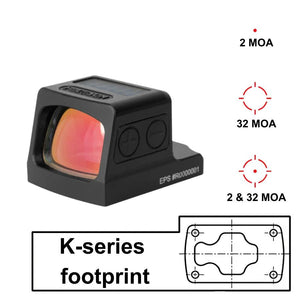 Kolimatori ar Holosun K-Series footprint