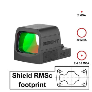 Kolimatori ar tiešo stiprinājumu CZ Shadow 2 Carry