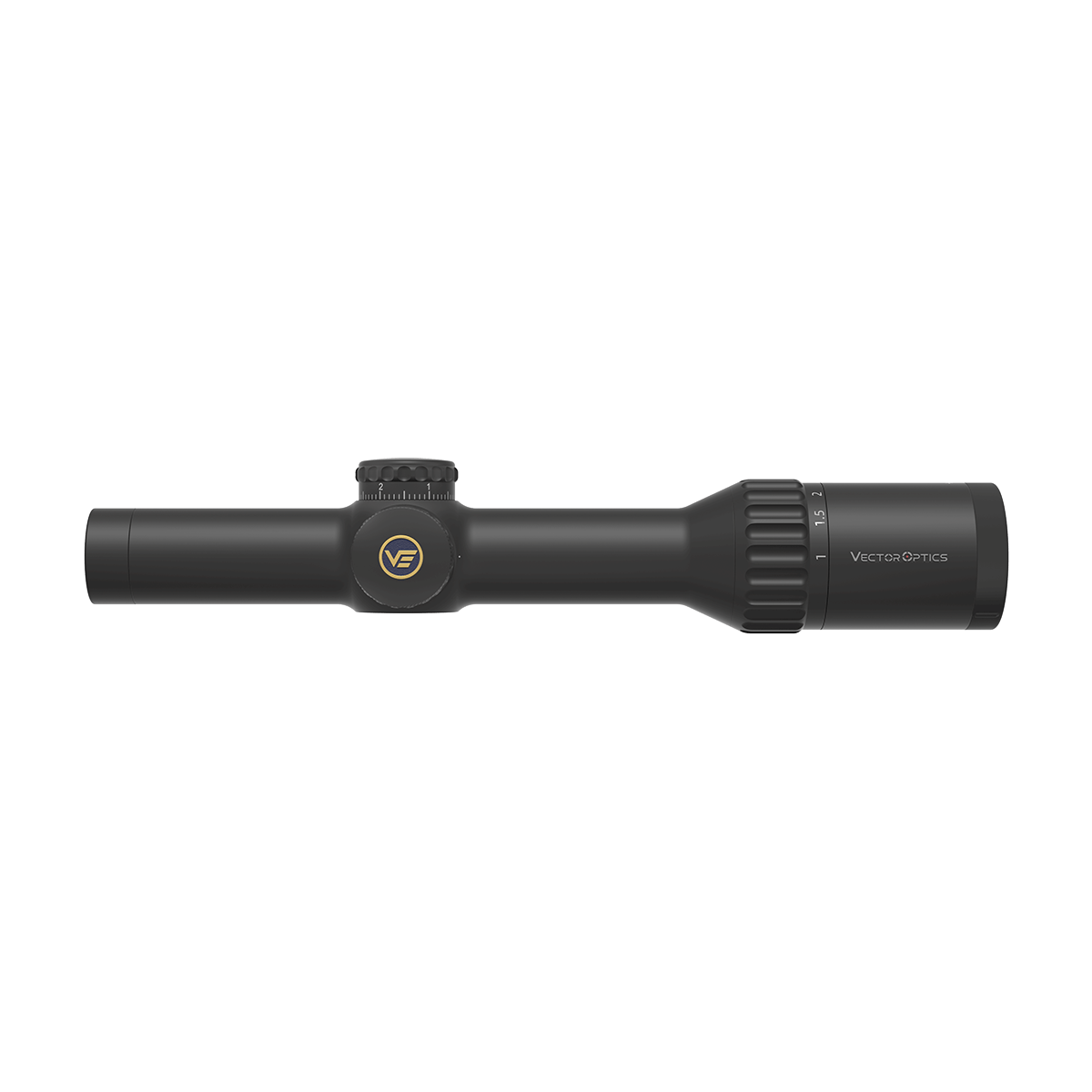 Vector Optics Continental 1-10x24i ED Fiber tālkotējs 