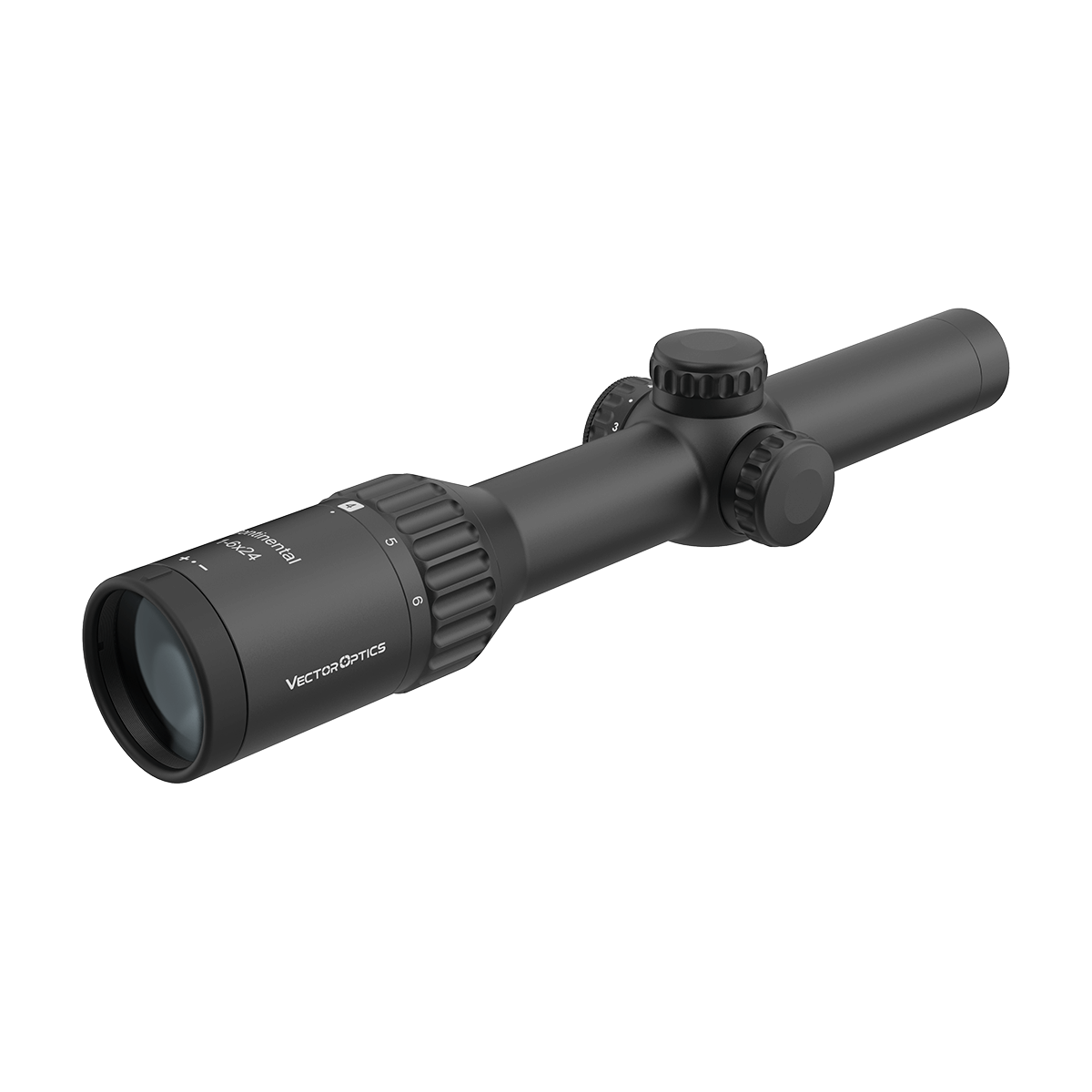 Vector Optics Continental x6 1-6x24 Fiber šautenes optika 