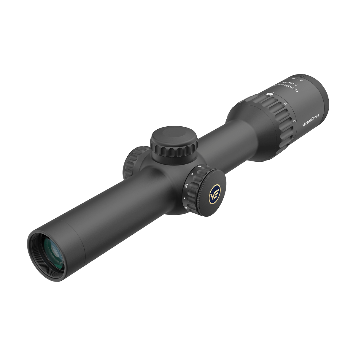Vector Optics Continental x6 1-6x24 Fiber šautenes optika 