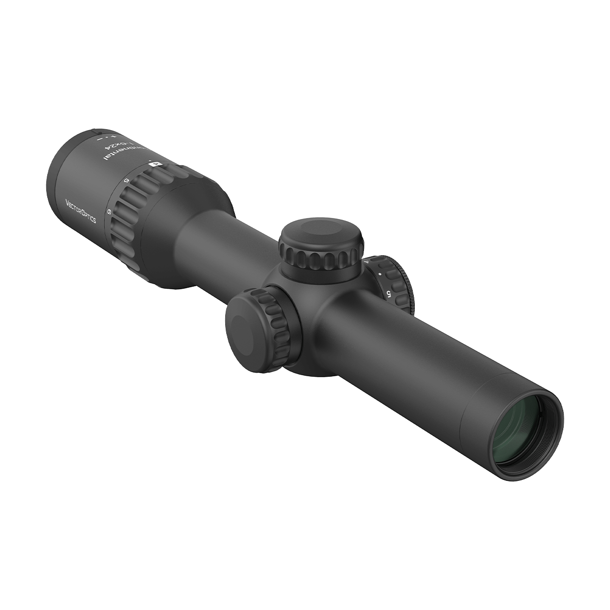Vector Optics Continental x6 1-6x24 Fiber šautenes optika 