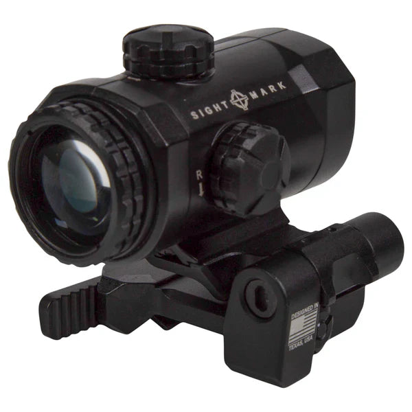 Sightmark XTM-3 3x palielinātājs ar LQD flip to side stiprinājumu 