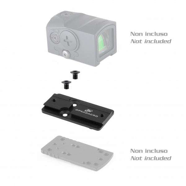 Footprint adapteris | no Toni System stiprinājumiem "type A" uz Aimpoint Acro