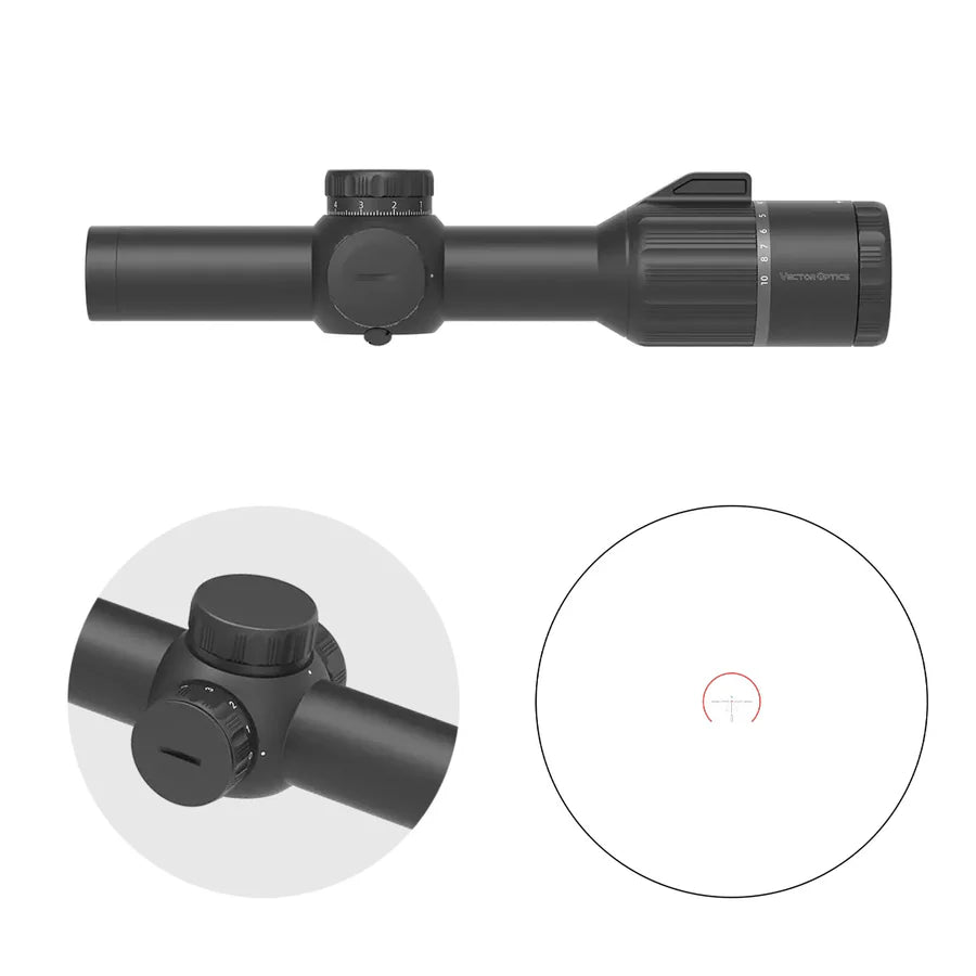 Vector Optics Constantine 1-10x24 HD FFP tālskatis