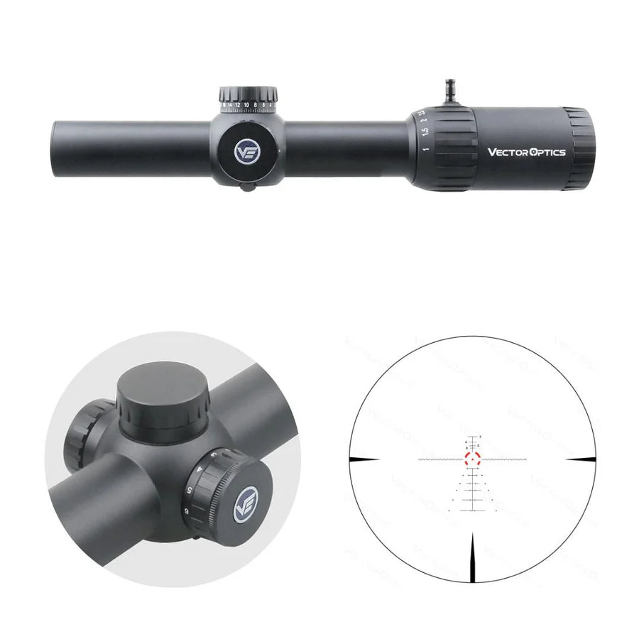 Vector Optics Constantine 1-10x24 SFP tēmēklis