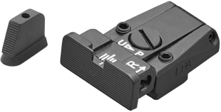 CZ P-07 CZ P-09 regulējami mehāniskie tēmēkļi | rievoti