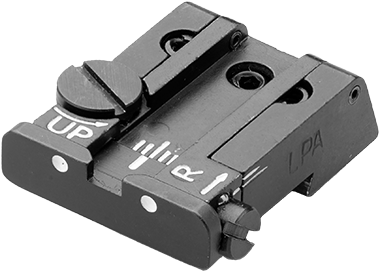 CZ P-10 regulējams aizmugurējais tēmēklis | balti punkti
