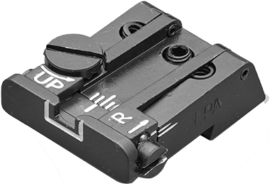 CZ Shadow 2 CZ 75 SP-01 Shadow regulējams aizmugurējais tēmēklis | baltas līnijas
