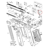 CZ Shadow 2 CZ TS 2 CZ 75B & SP-01 sacensību sprūda stieņa atspere | -15% jauda