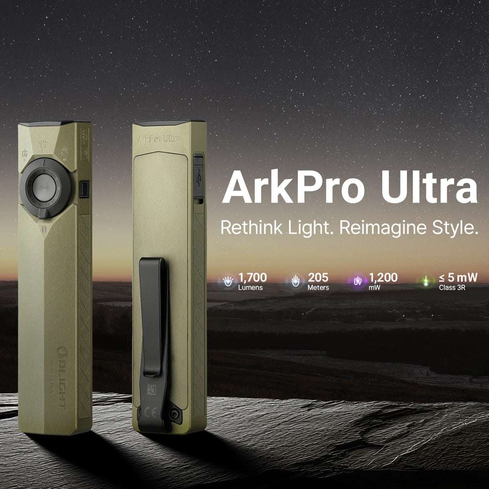 Olight ArkPro Ultra | plakans 4-in-1 EDC lukturis | 1.700 lm