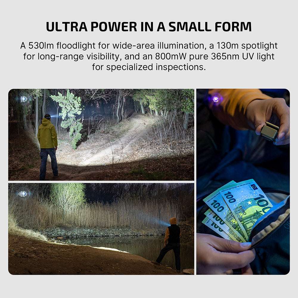 Olight Oclip Ultra | 3-in-1 piespraužams EDC lukturis | 530 lm