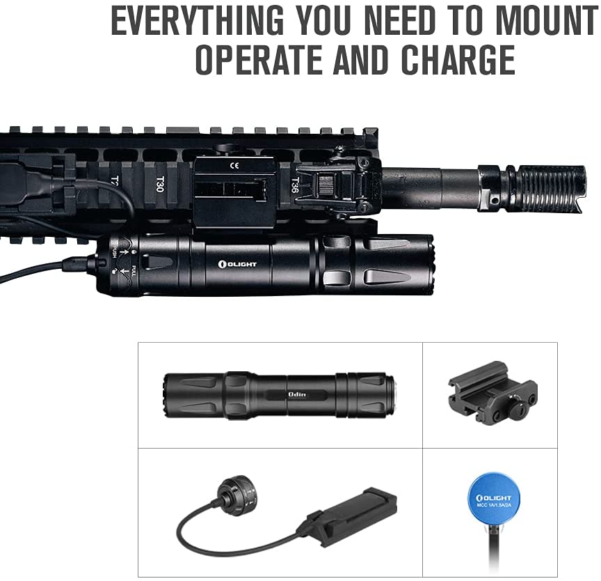Olight Odin | šautenes lukturis | 2.000 lm