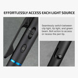 Olight O'Pen 3 | daudzfunkcionāls pildspalvas lukturis | 120 lm + zaļš lāzers