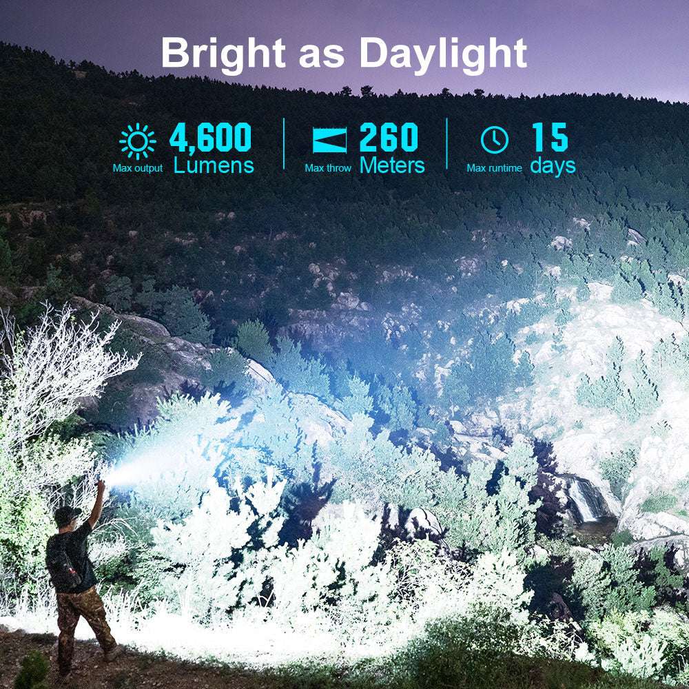 Olight Seeker 4 Pro | augstas jaudas lukturis | 4.600 lm