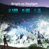 Olight Seeker 4 Pro | augstas jaudas lukturis | 4.600 lm