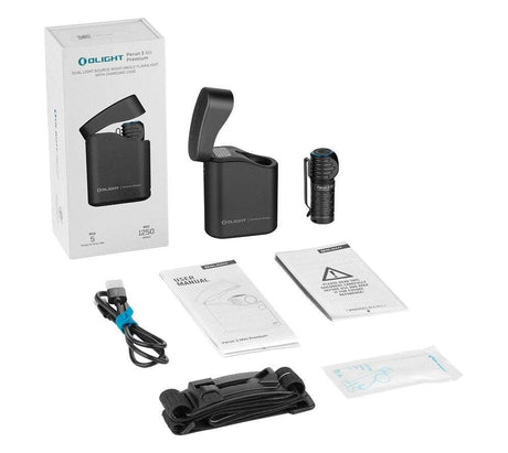 Olight Perun 3 Mini Premium | uzlādējama galvas lampa | 1.250 lm